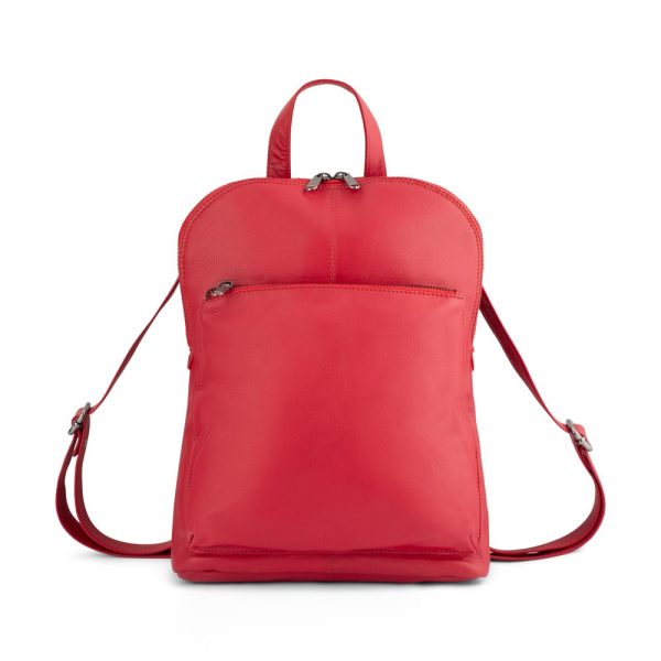 FB-10091 2-in-1 Leather Backpack / Crossbody Bag